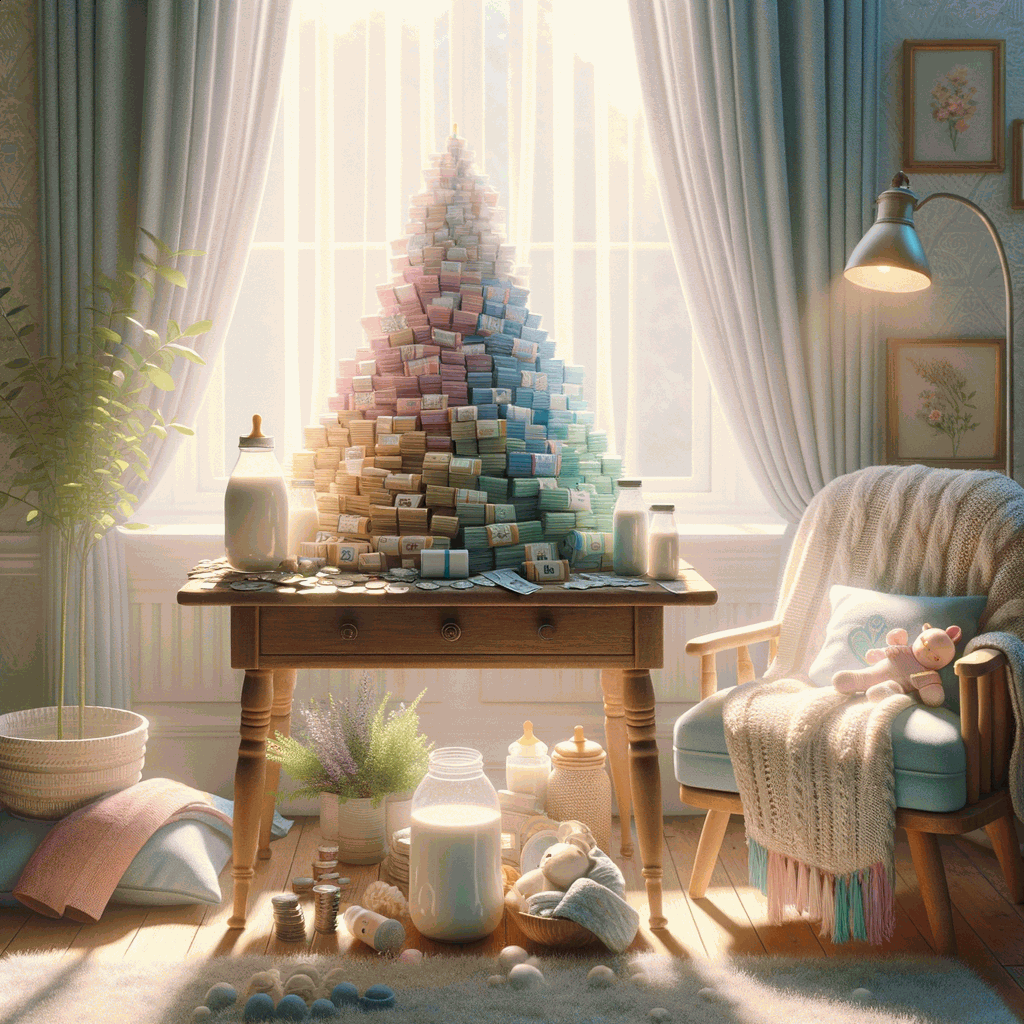 Світла дитяча кімната з м’яким природним освітленням, символ підтримки та грудного вигодовування