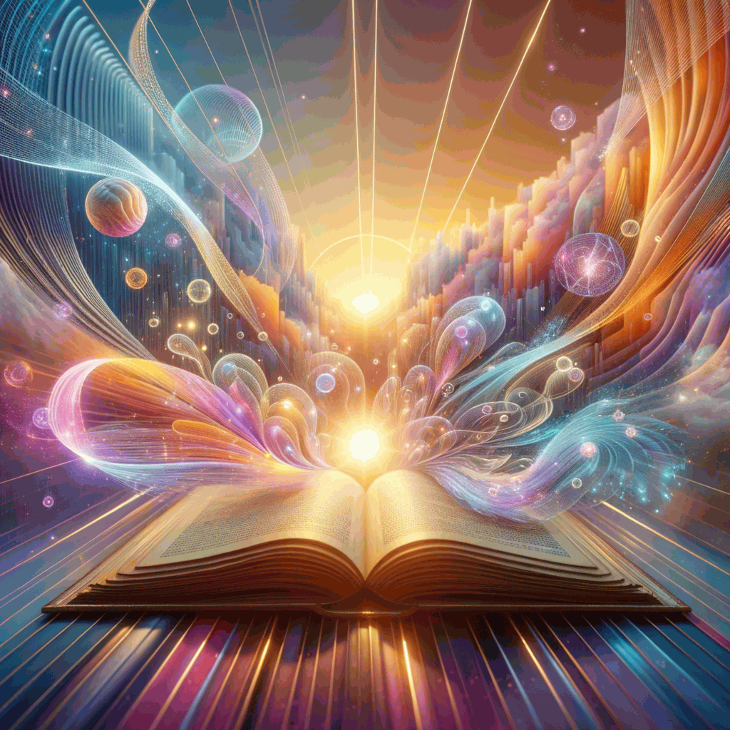 Відкрита книга з сяючими сторінками символізує освіту проти стигми психічного здоров’я