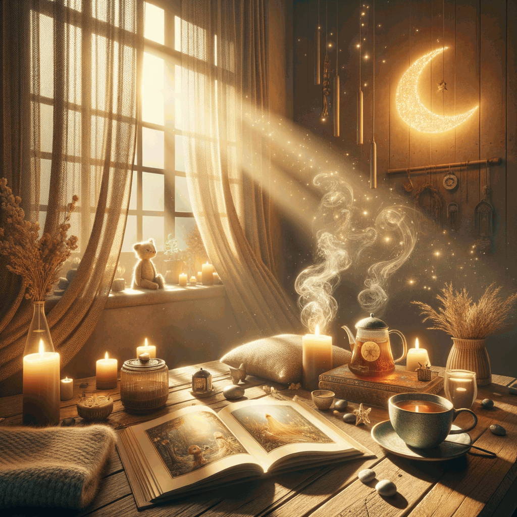 Затишна вітальня з дитячою книжкою для розмови про травму